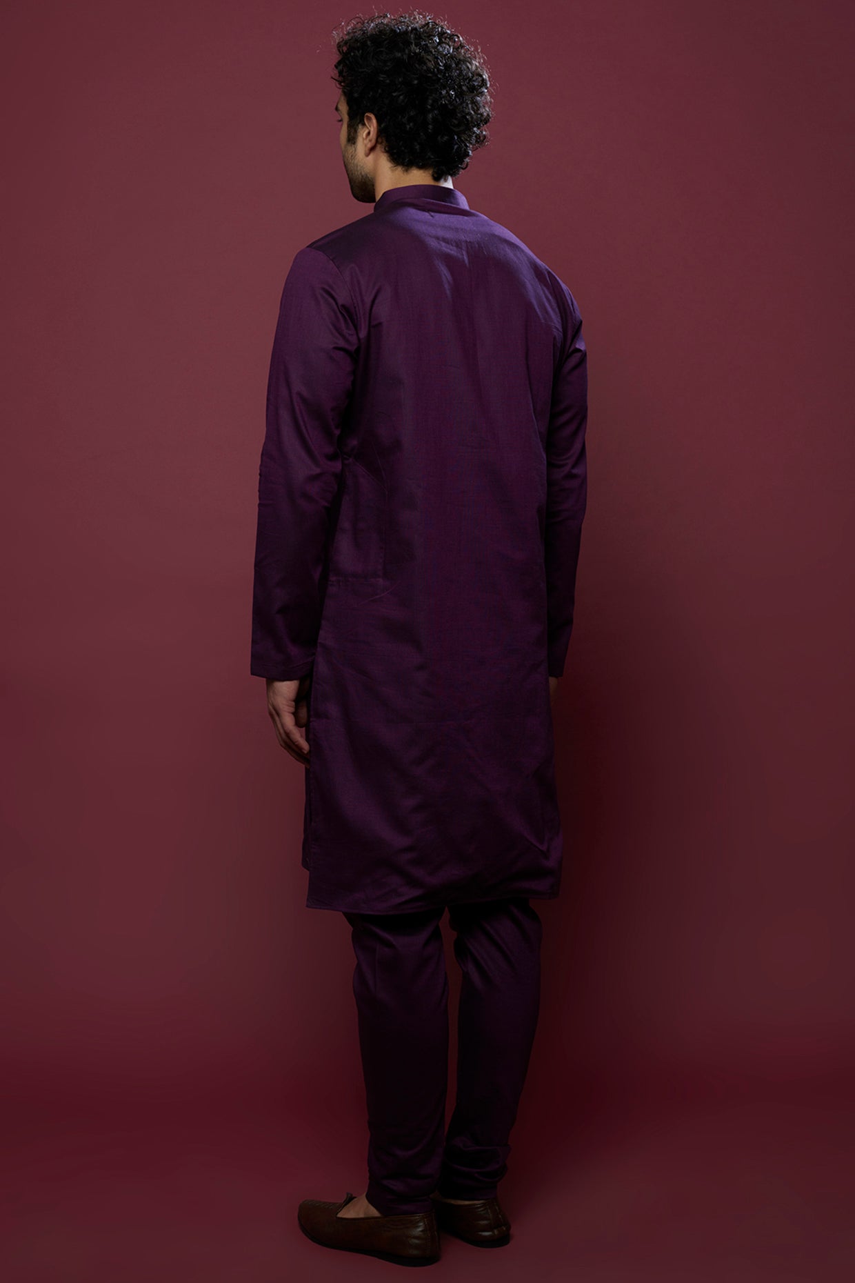 Violet Handworked Kurta set