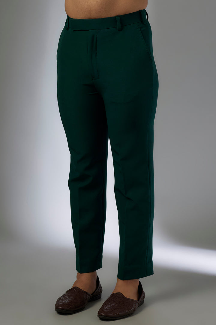 Abees Green viscose hand embroidered kurta set - detail view 1