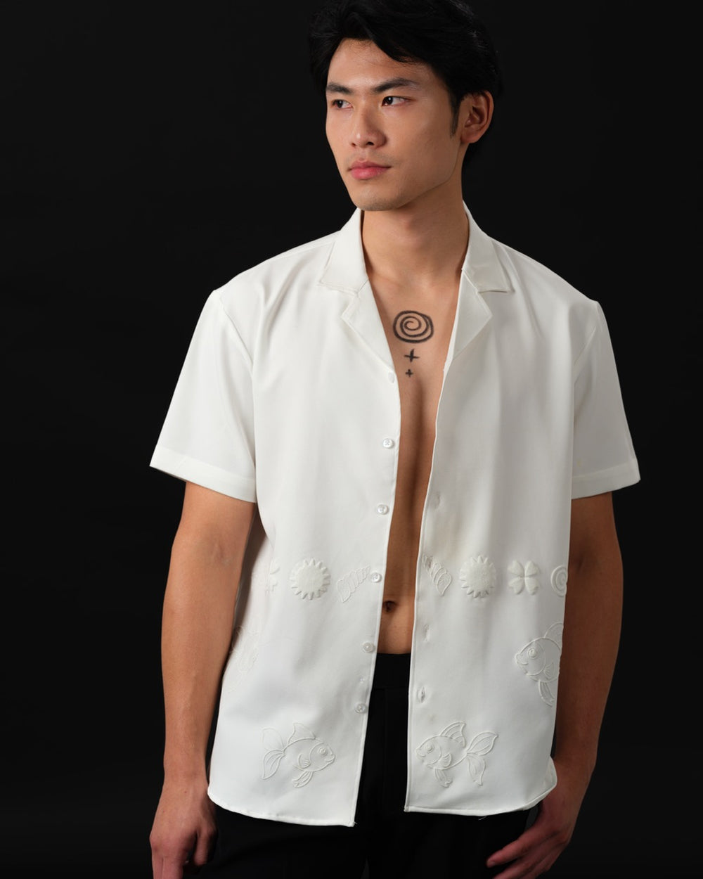 Abees Multi cotton printed shirt - detail view 1