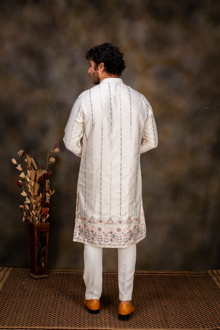 Abees Printed cotton kurta set - detail view 1