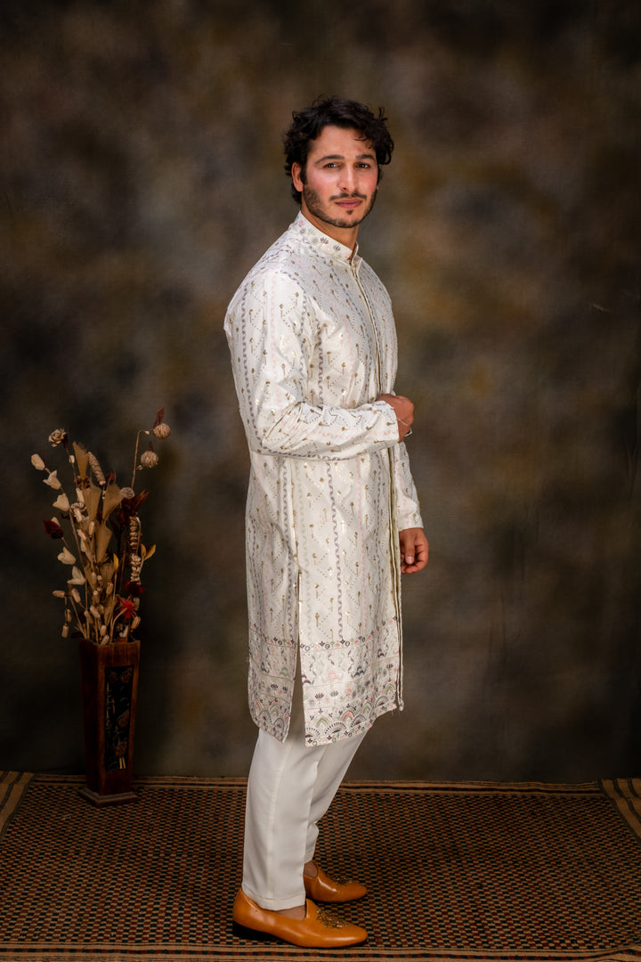 Abees kurta set for haldi and mehendi - front view