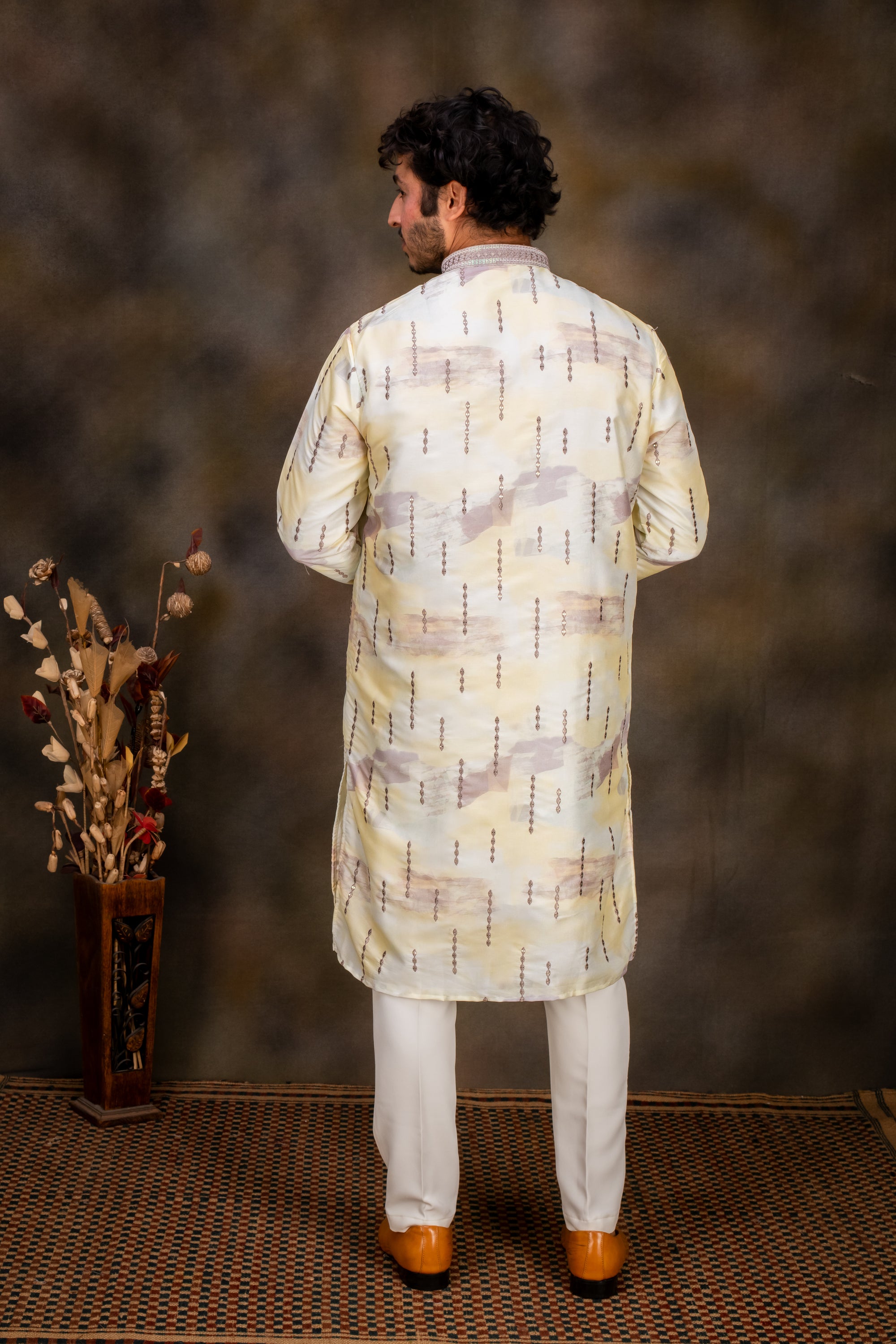 Abees Beige kurta set - detail view 1
