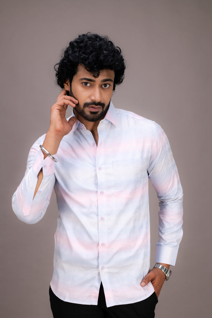 MULTI COLOURED JACQUARD SHIRT