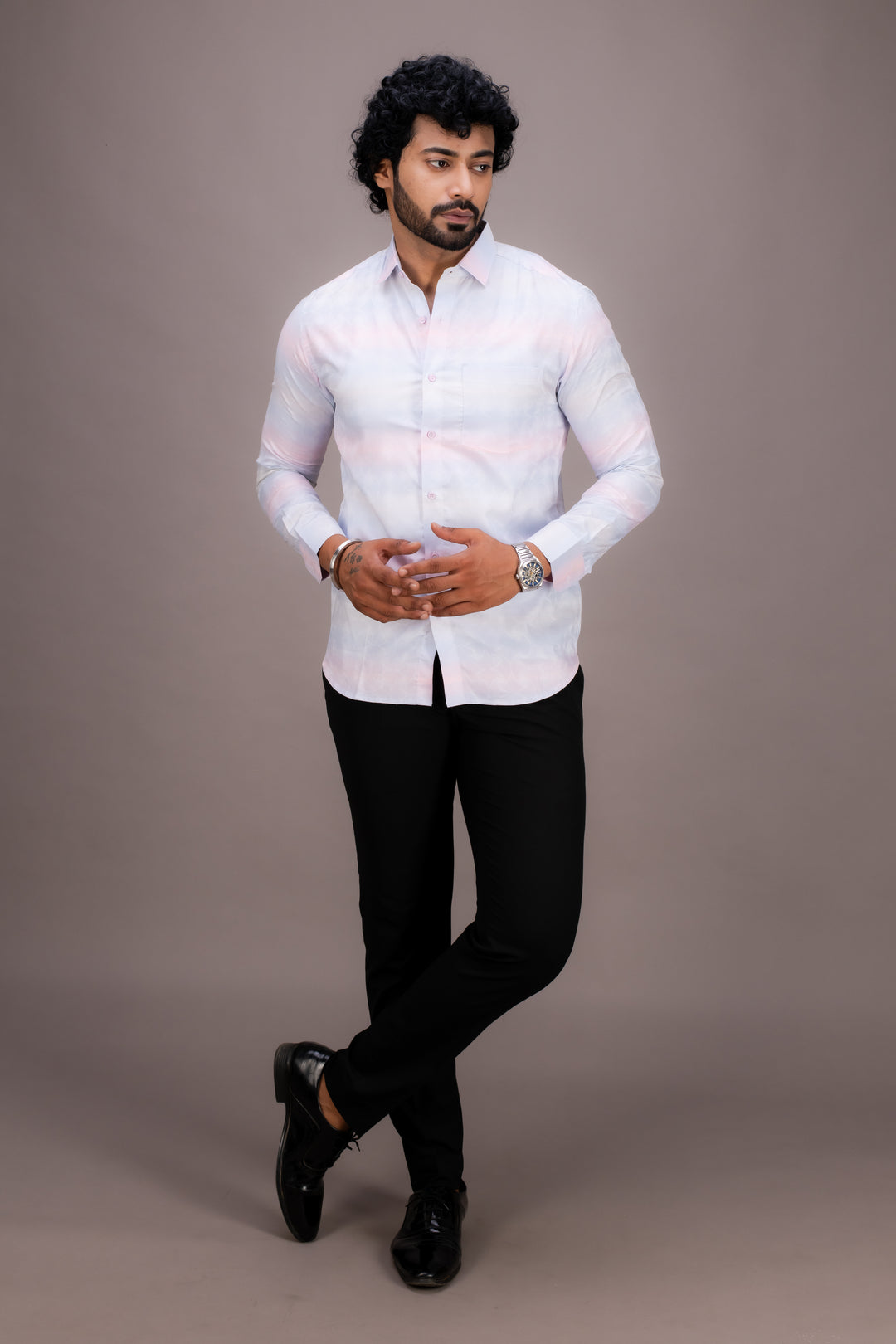 MULTI COLOURED JACQUARD SHIRT