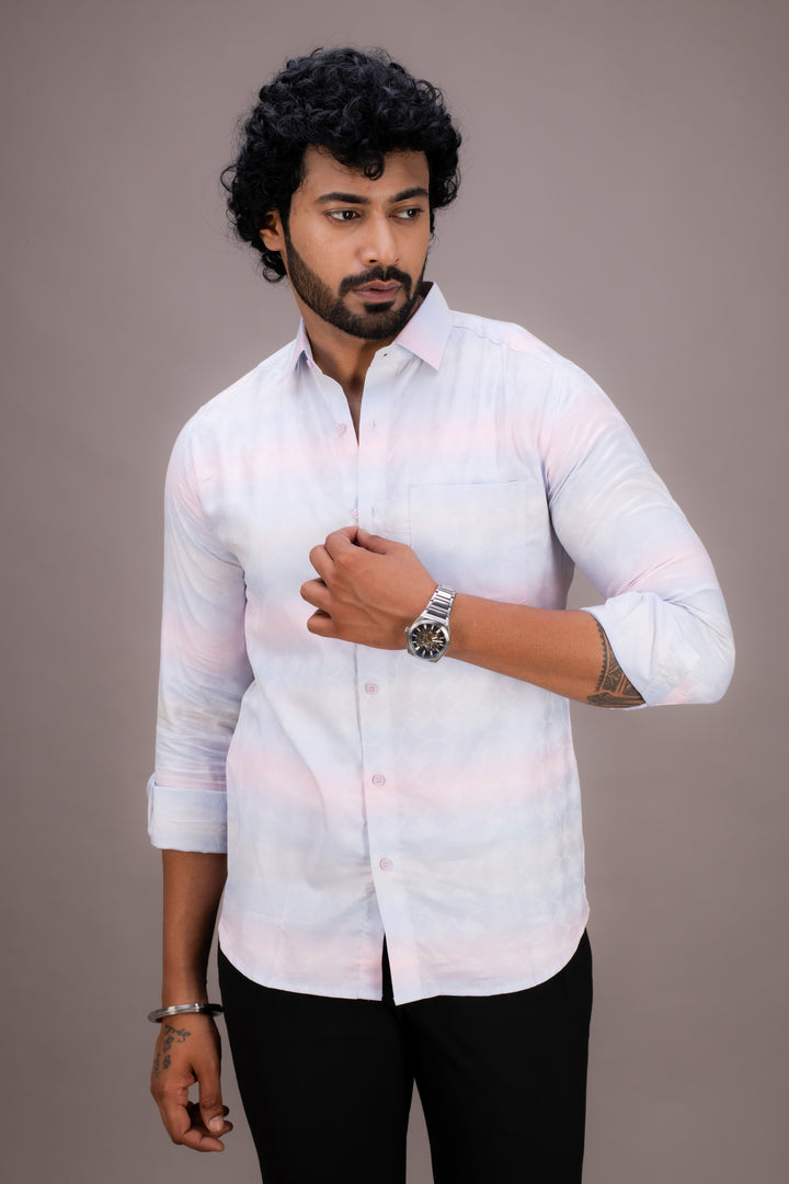 MULTI COLOURED JACQUARD SHIRT