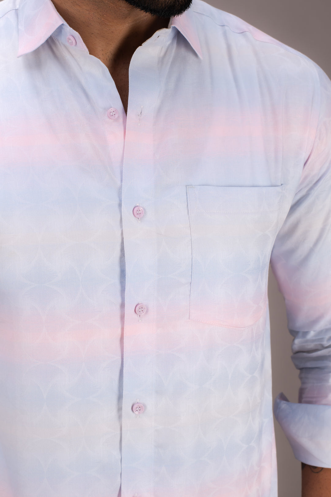 MULTI COLOURED JACQUARD SHIRT