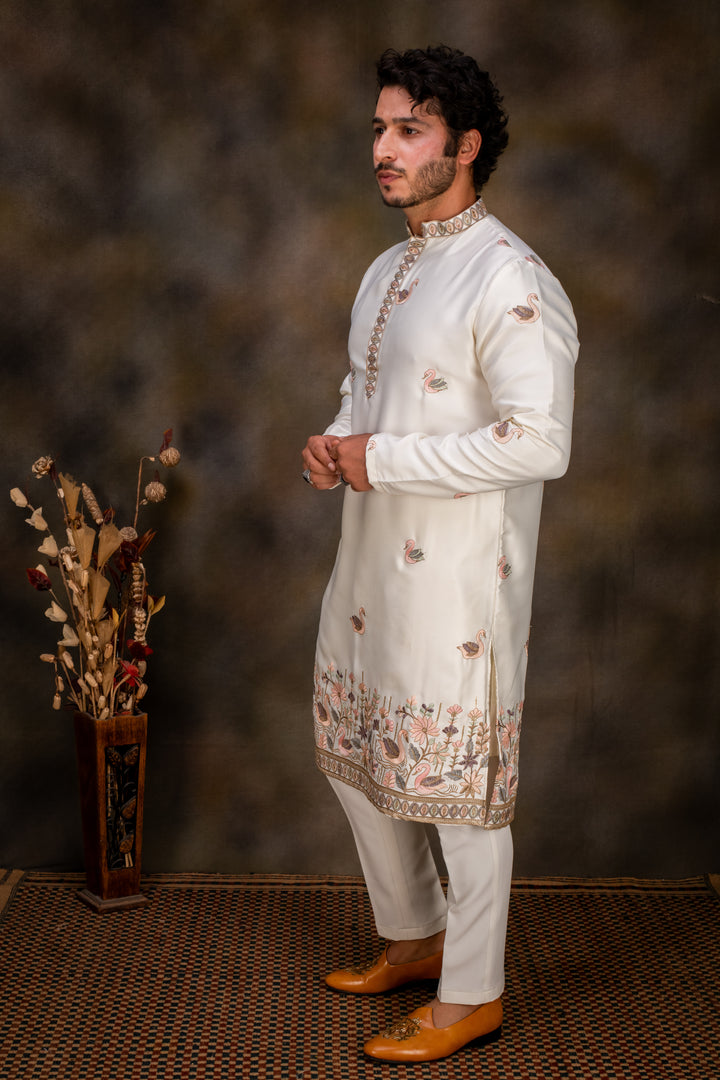 Abees Printed kurta set - side view