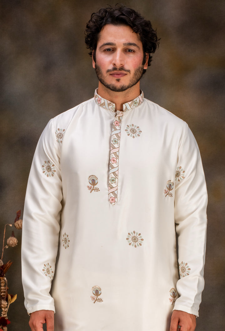 Abees Printed kurta set - side view