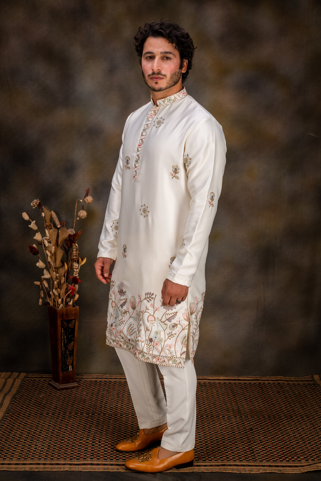 Abees Printed kurta set - front view