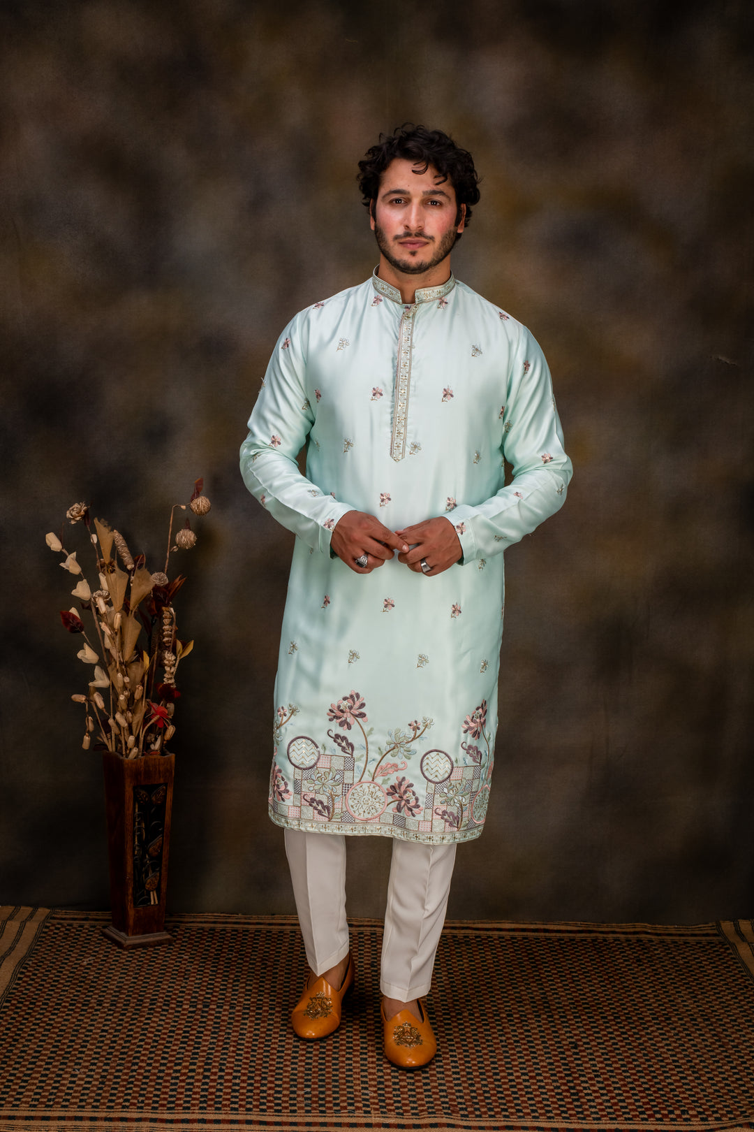 Abees Printed kurta set - front view