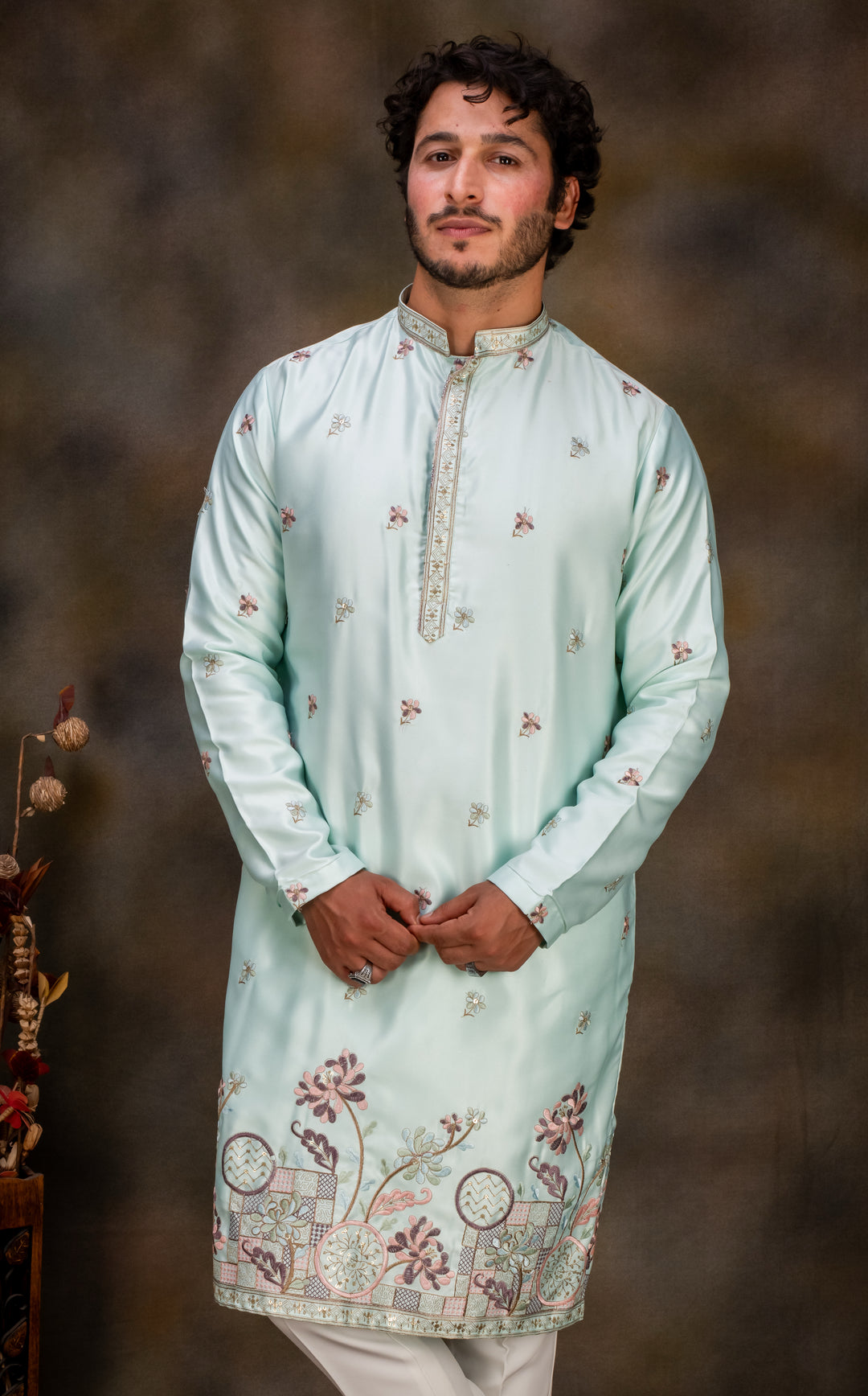 Abees Printed kurta set - side view