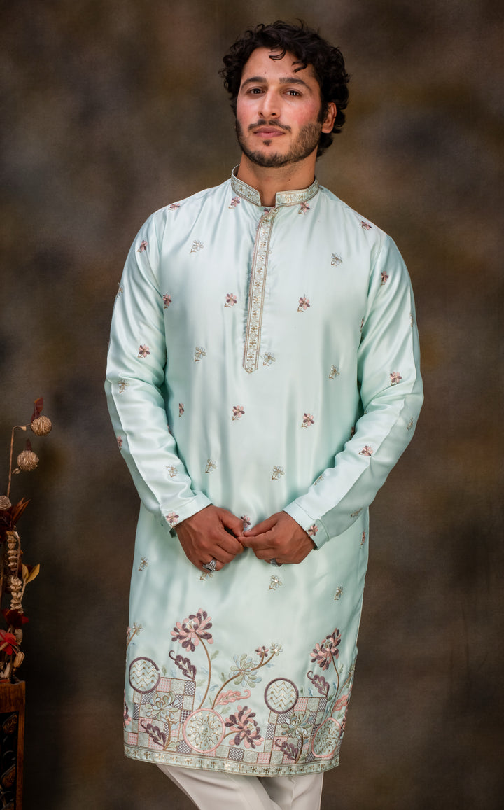 Abees Printed kurta set - side view