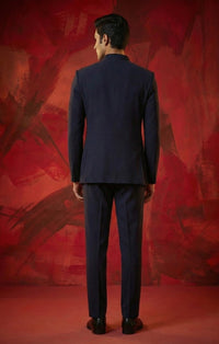 Abees Embroidered bandhgala set - side view