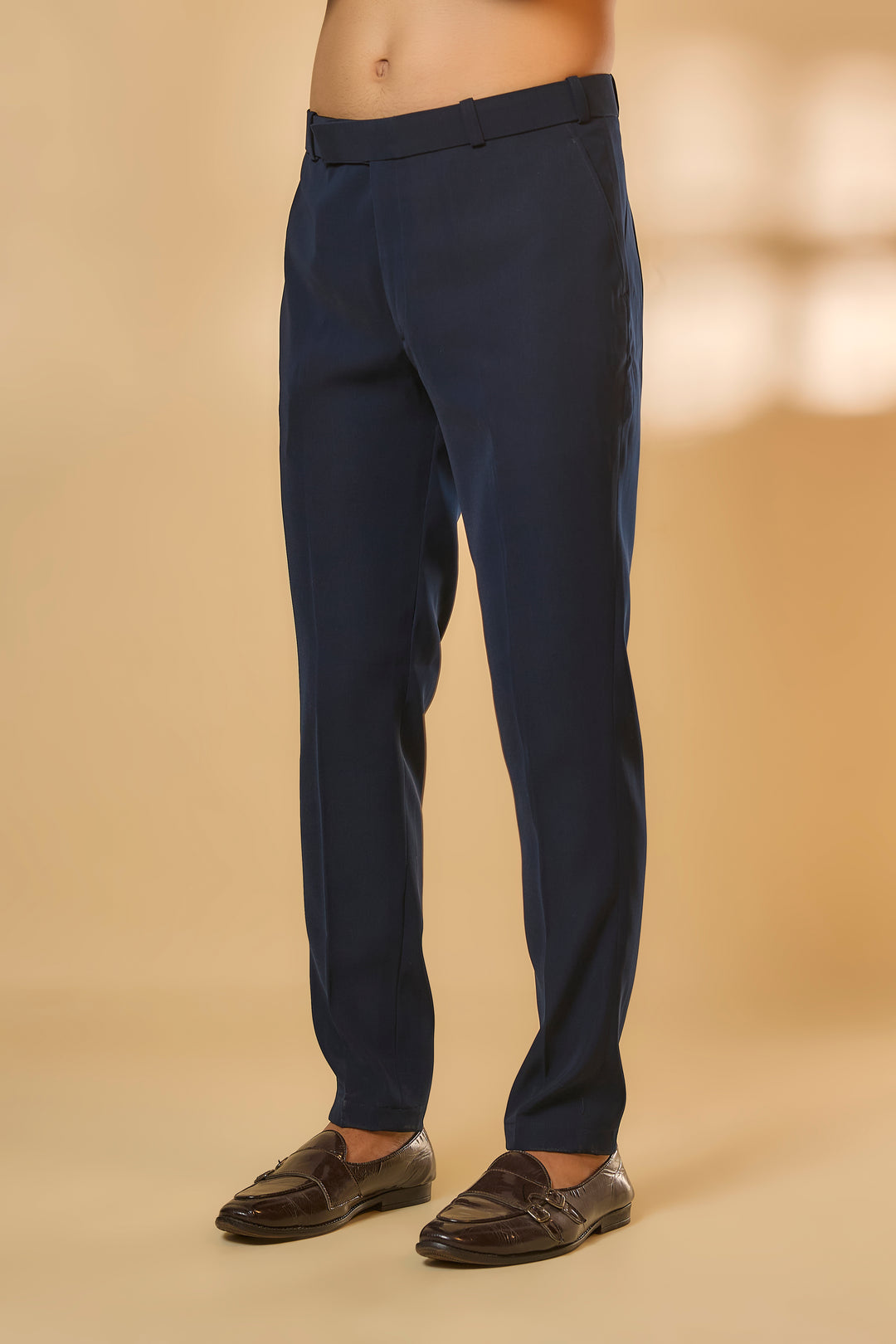 Abees Blue viscose zardosi sherwani set - detail view 1