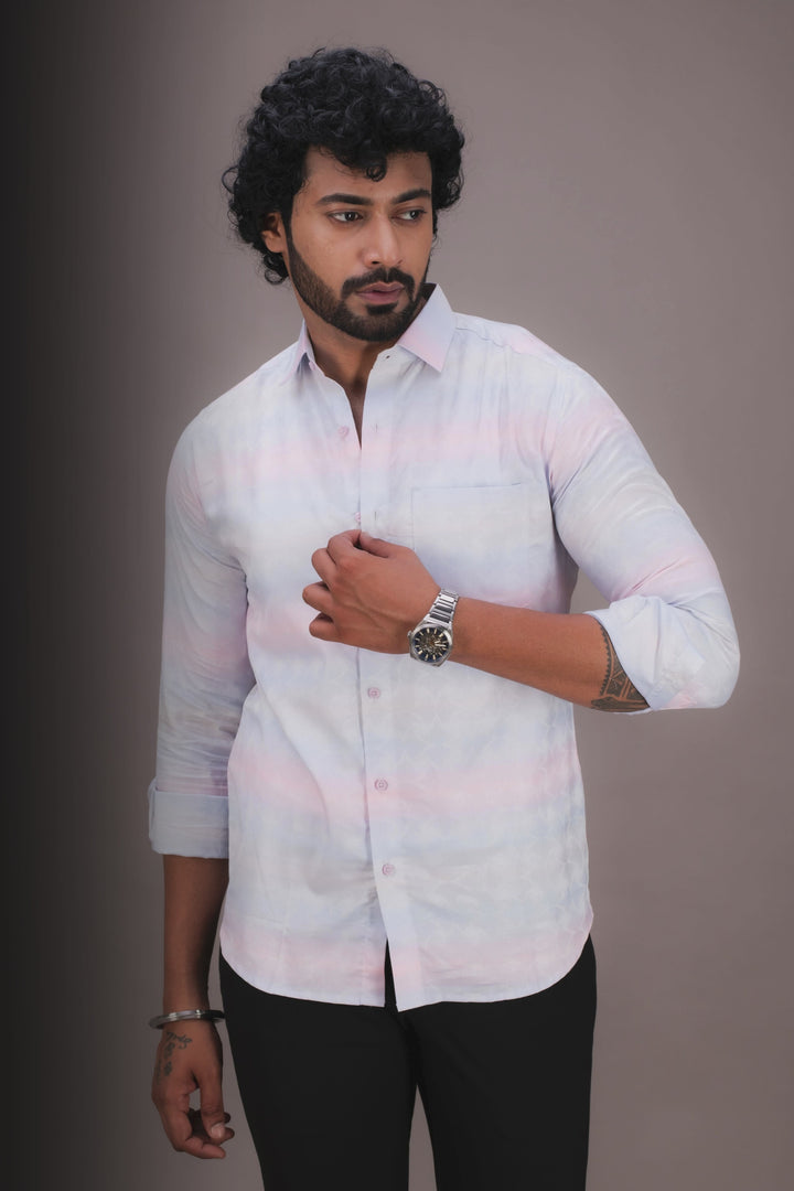 MULTI COLOURED JACQUARD SHIRT
